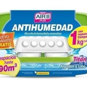 Aromatizador Anti Humedad Aire Pur Titan 1kg 90m3 Iberia