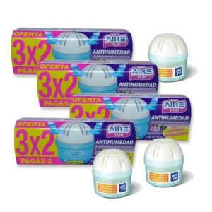 Antihumedad Aire Pur Mini Promo Lavanda Pack 4un X 3
