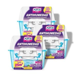 Antihumedad Aire Pur MAX -Pack X 3un.