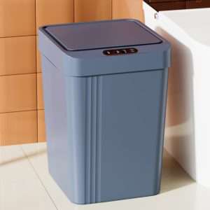 Tacho De Basura Cesto Con Sensor Automatico 7 Lts Premium Gris