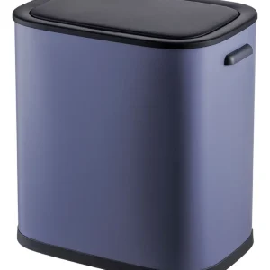 Cesto Residuos Tacho Basura Sensor Automatico 35 Lts Gris/azulado
