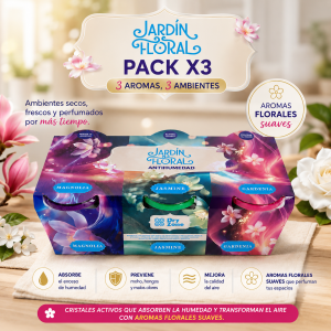 Antihumedad Dry Zone Jardín Floral Pack X 3 Ambientes 25m3