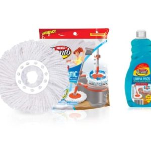 Repuesto Mopa Iberia Turbomatic  + Limpiador Pisos Detergente