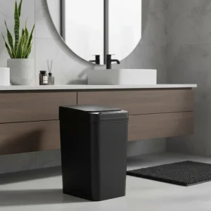 Tacho De Basura Cesto Con Sensor Automatico 7 Lts Premium Negro
