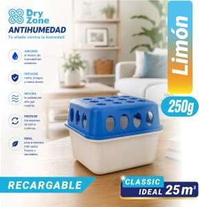 Antihumedad Dry Zone Classic Limon Aparato + Pastilla 250g