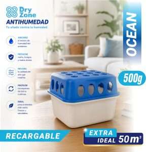 Antihumedad Dry Zone Extra Oceano Aparato + Pastilla 500 Grs