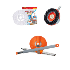 Repuesto Cabo Inox+ Cabezal + 1 Mopa + 1 Cepillo Turbo Matic